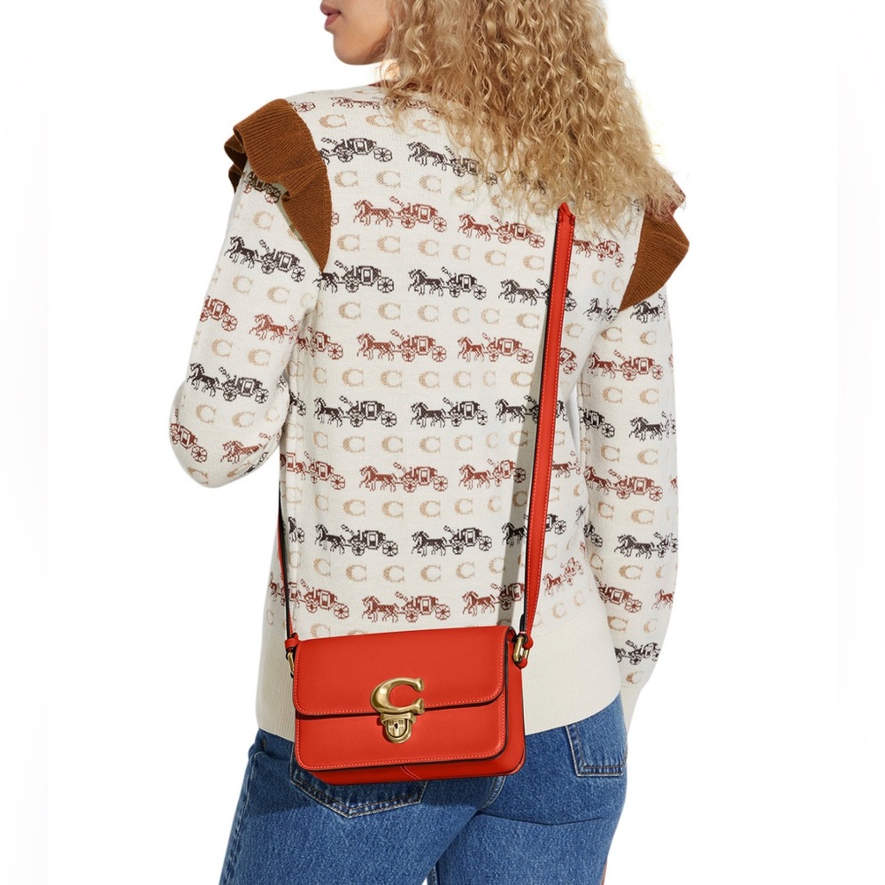 SOLD!!Coach Glovetanned Leather Studio Shoulder Bag 19 - Picture 5 of 13